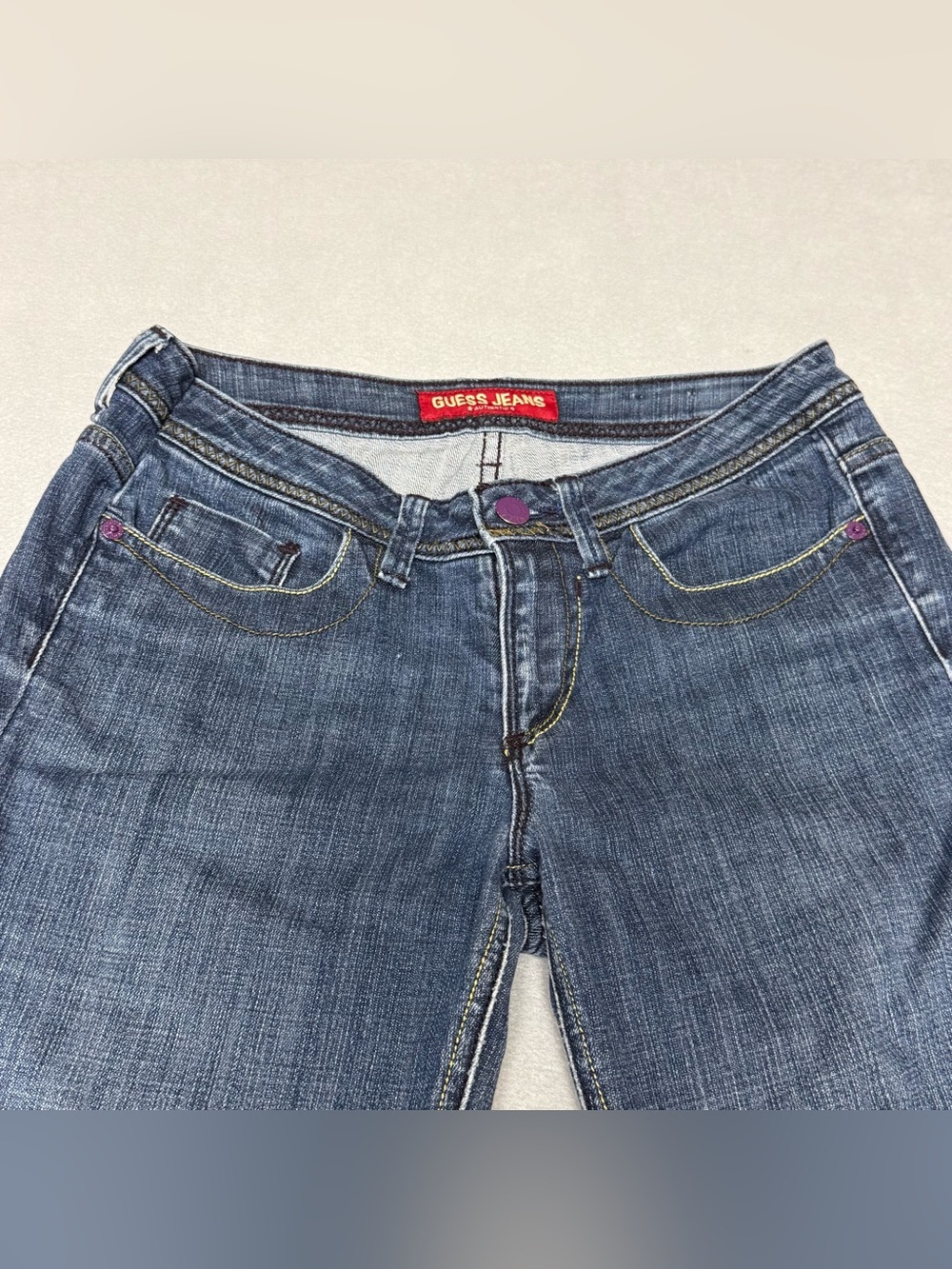 Guess jeans Women's Dark Blue Flared Jeans size 29 - Picture 3 of 13